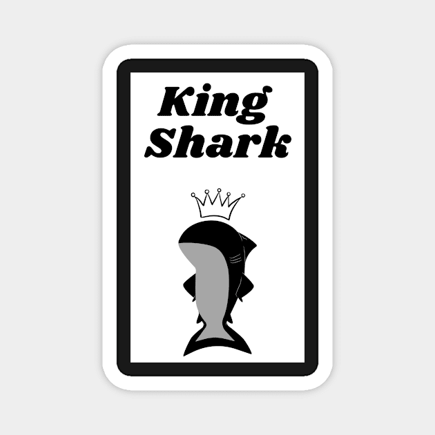 King Shark Magnet by SummerTshirt