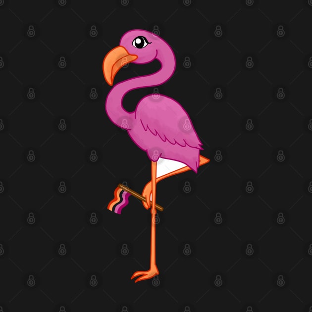 Lesbian Flamingo by maya-reinstein