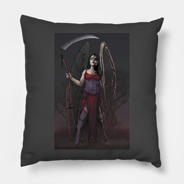 Vick (dark version) Pillow by Blacky Shepherd