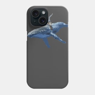 Whale Riding Phone Case