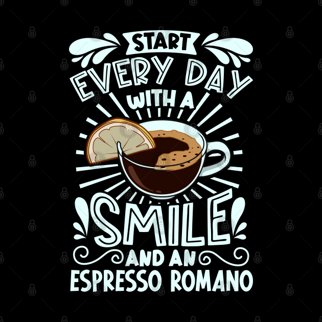 Smile with Espresso Romano by Modern Medieval Design