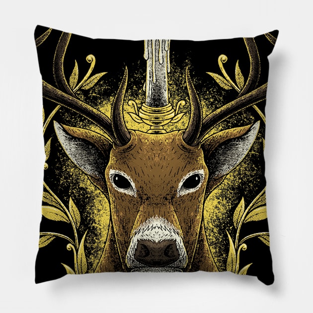 Lightdeer Pillow by snapedsgn