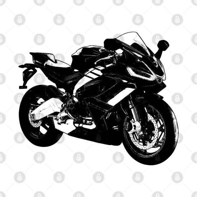 2021 RS 660 Bike Sketch Art by KAM Std