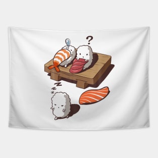 Sleep Walking Sushi Japanese Nice Tapestry