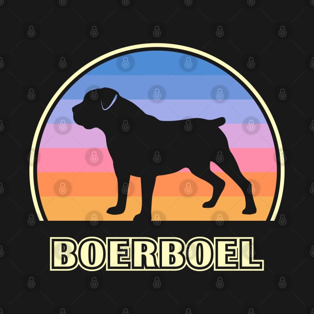 Boerboel Vintage Sunset Dog by millersye