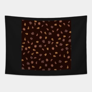 Fall is Here Watercolor Leaves Tapestry