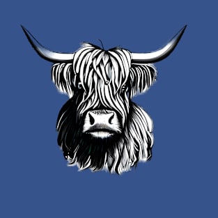 Highland cattle Sketch T-Shirt