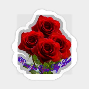 Roses for You - My Love ! Magnet