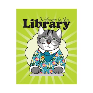 Library Welcome Poster T-Shirt