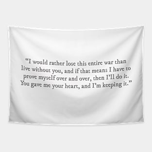 Fourth Wing book quote Tapestry