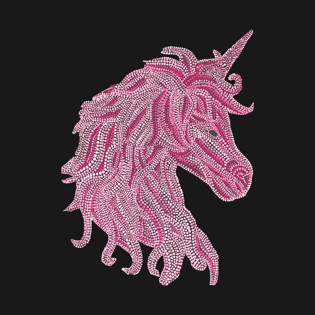 Mythical Unicorn. - Pink by Amy Diener