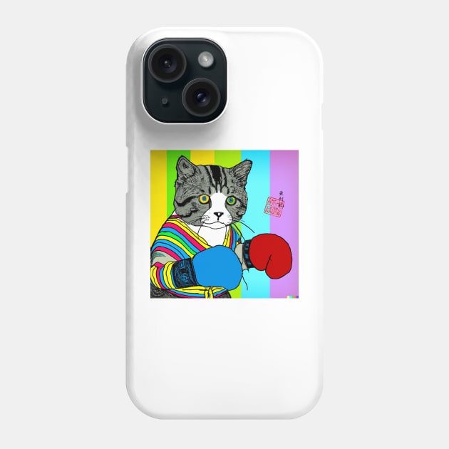 Muay Thai Kitty Phone Case by Master Alex Designs