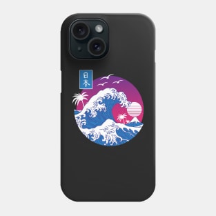 Great Wave off Kanagawa circle Phone Case