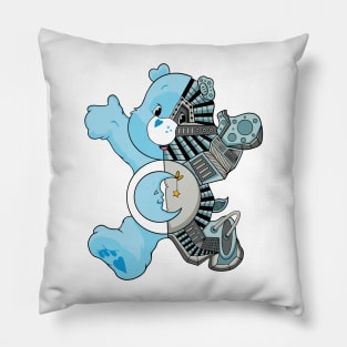 Mecha Cyborg Care Bear Artwork Pillow