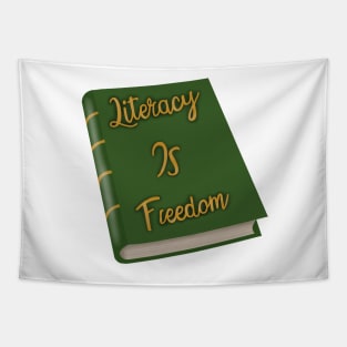 Literacy Is freedom Tapestry