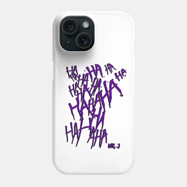 Laughter Purple Design Phone Case by eXpressyUorSelf.ART