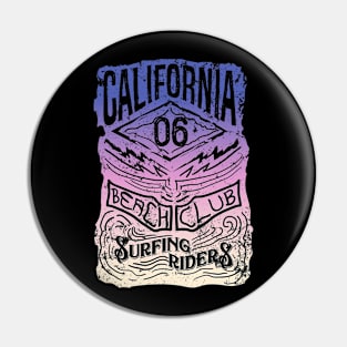 California surfing riders beach club Pin