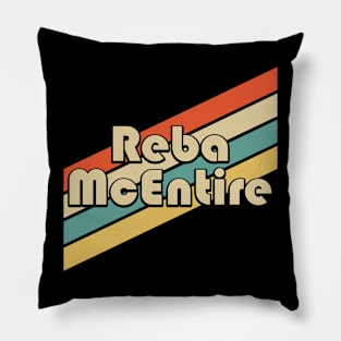 Vintage 80s Reba Personalized Name Pillow