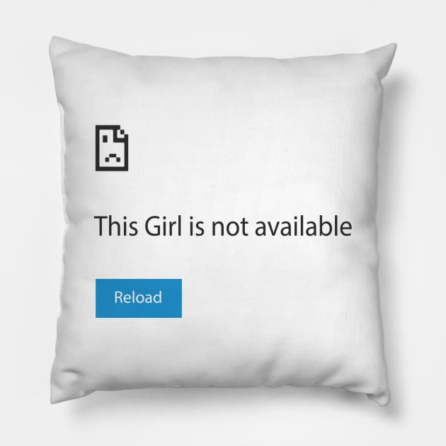 error t-shirt Pillow by Danielle