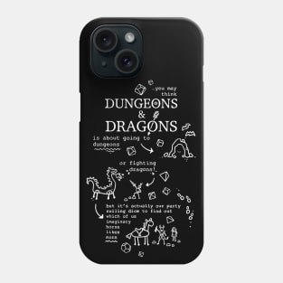 DnD Fundamentals | What Dungeons and Dragons is about (really) Phone Case