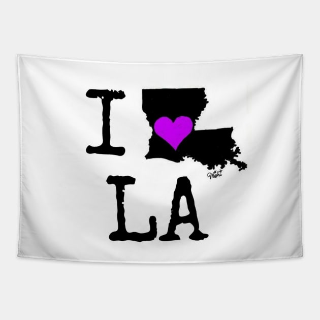 I 💜 LA Tapestry by Mishi