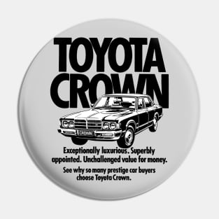 TOYOTA CROWN - advert Pin