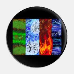 The Four Elements Pin