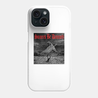 Sinners Be Damned Graphic Design (Red) Phone Case