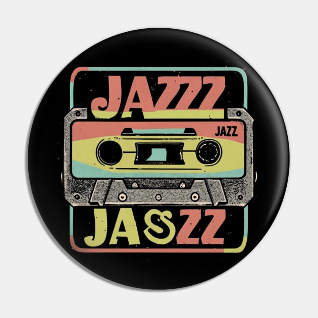 cassette Tape jazz retro Pin by Aldrvnd