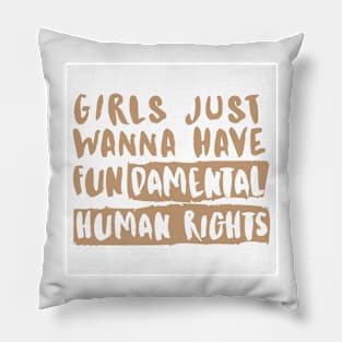 Girl fundamental rights Pillow