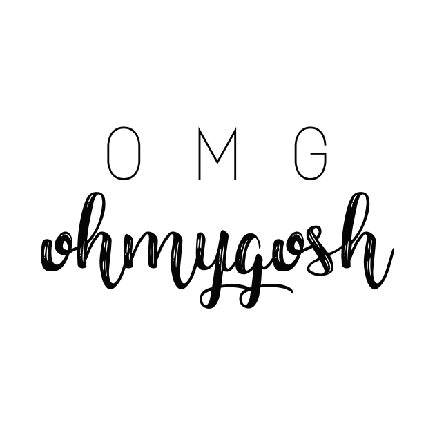 ‘OMG’ Typography Design by StylishTayla