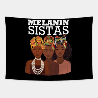 Melanin Sistas Black Girl Magic Tapestry