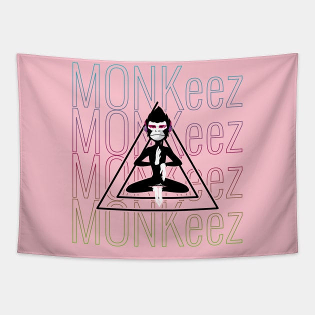 Monkey Tapestry by WEH