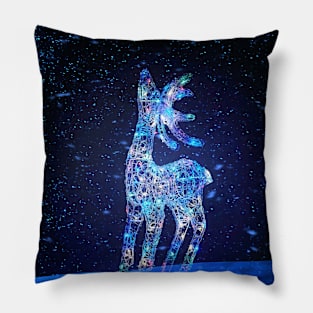 The Light of the Deer - Christmas Pillow