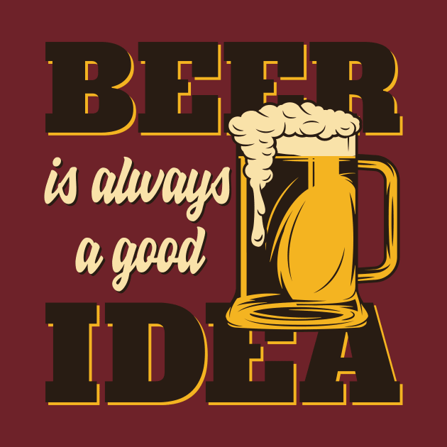 Beer always a good idea by animericans