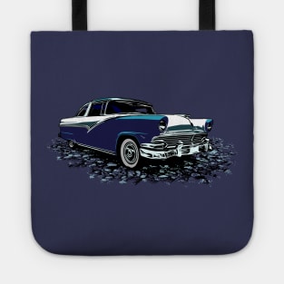 56 Ford Crown Victoria, 1956 blue and white Crown Vic Tote