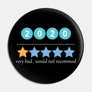 2020 one star very bad year Pin