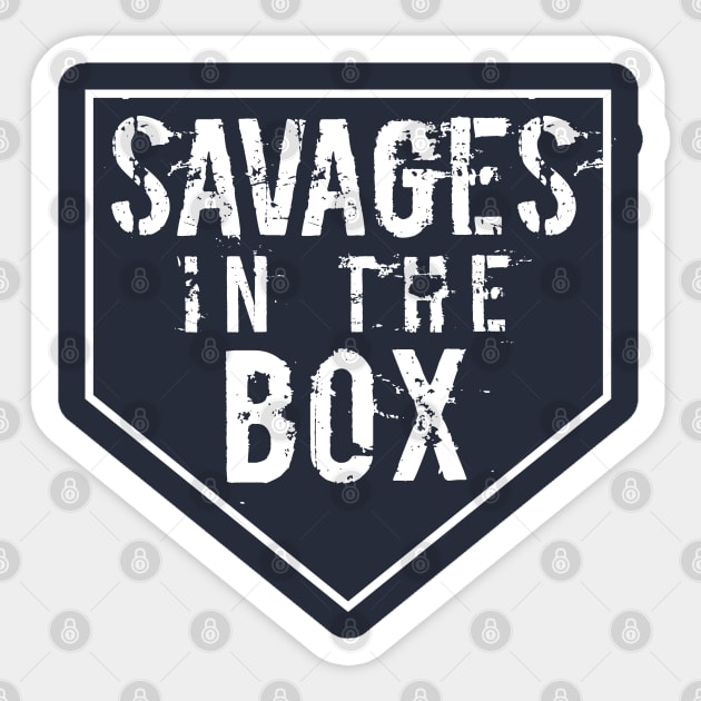 Savages In The Box - Yankees - Sticker