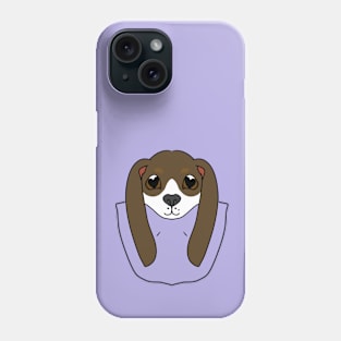 Cute Beagle Puppy in a Pocket Phone Case