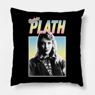 Sylvia Plath Poet Graphic Design Hipster Statement Tee Pillow