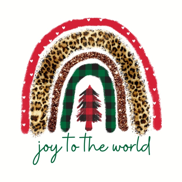 Joy to the world green by West 5th Studio