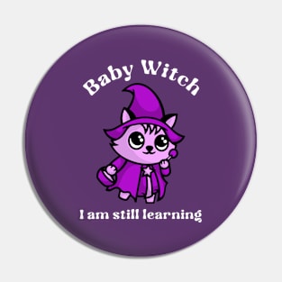 Baby Witch Learning Witchcraft Witch in training Wicca wiccan Pin