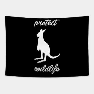 protect wildlife - kangaroo Tapestry