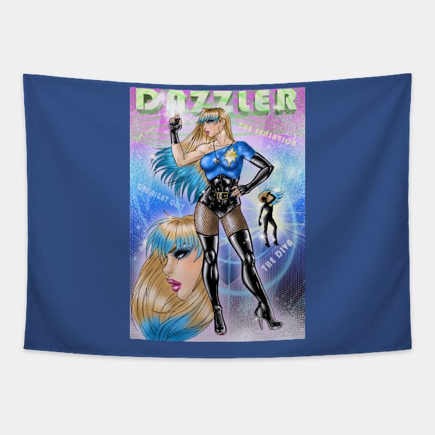 The Dazzler Tapestry by Crimzonartz