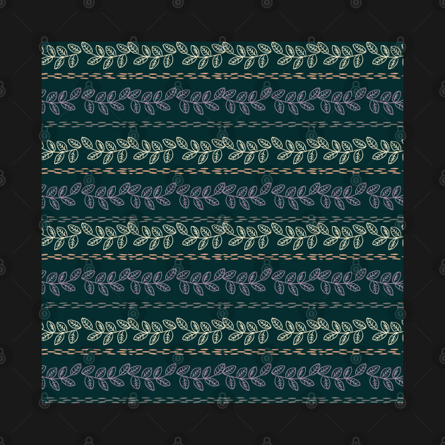 Minimal Leaf Repeated Pattern by MarjanShop