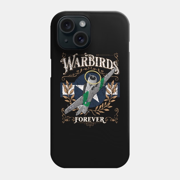 Vintage Warbirds Forever Classic WWII Aviation Nostalgia Phone Case by hobrath