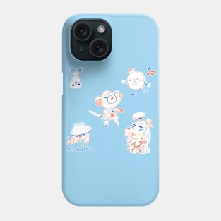 Blue n Red Cuties Phone Case