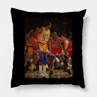 Magic Johnson vs Michael Jordan, NBA Finals Pillow