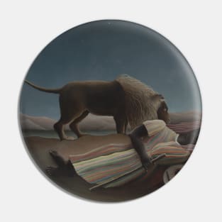 The Sleeping Gypsy by Henri Rousseau Pin