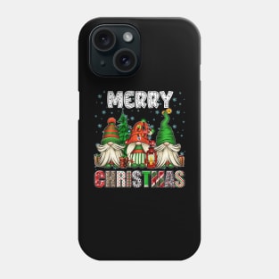 Merry Christmas Gnome Family Funny Xmas Tree Women Men Kids Phone Case